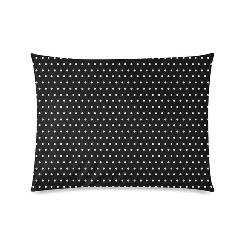 Polka Dot Pin Black - Jera Nour Custom Picture Pillow Case 20"x26" (one side)