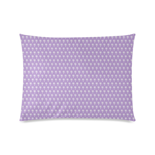 Dotted Purple Cannabis - Jera Nour Custom Picture Pillow Case 20"x26" (one side)