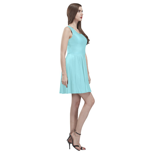 Island Paradise Thea Sleeveless Skater Dress(Model D19)