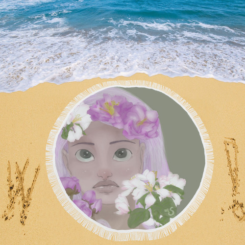 Fairy Princess Circular Beach Shawl 59"x 59"