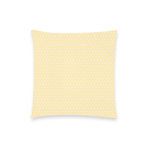 Polka Dot Pin Pastel Orange - Jera Nour Custom  Pillow Case 18"x18" (one side) No Zipper