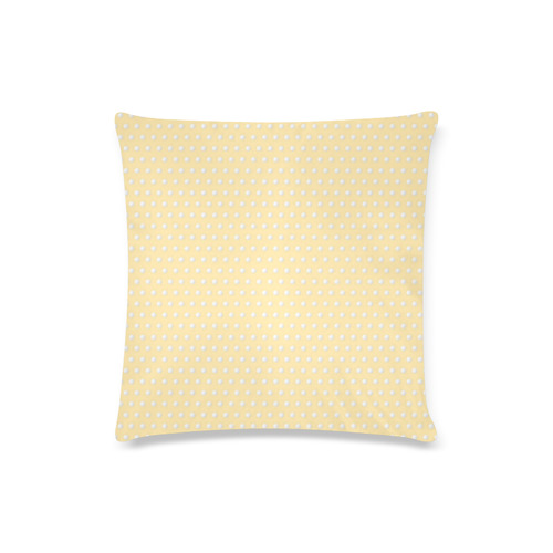 Polka Dot Pin Pastel Orange - Jera Nour Custom Zippered Pillow Case 16"x16"(Twin Sides)