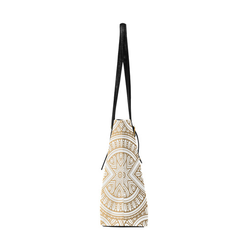 Elegant Gold Mandala Euramerican Tote Bag/Large (Model 1656)
