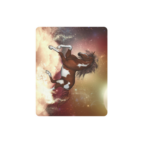 Wonderful wild horse in the sky Rectangle Mousepad