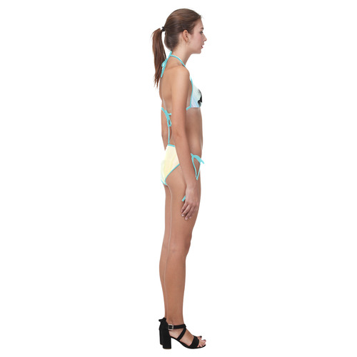 unicorn-silhouette Custom Bikini Swimsuit (Model S01)