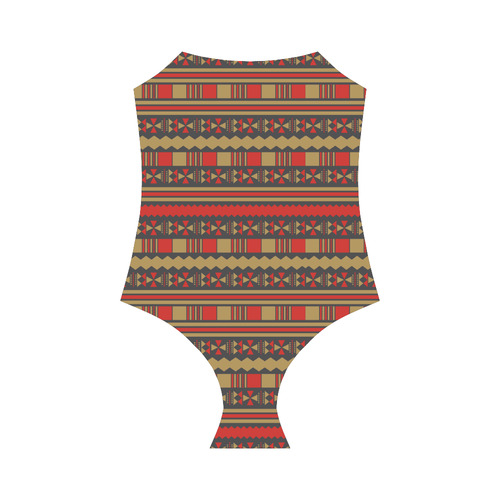 Aztec Tribal Strap Swimsuit ( Model S05)