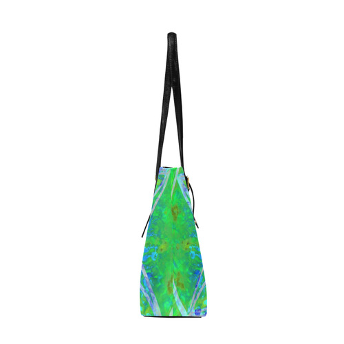 protection in nature colors-teal, blue and green Euramerican Tote Bag/Large (Model 1656)