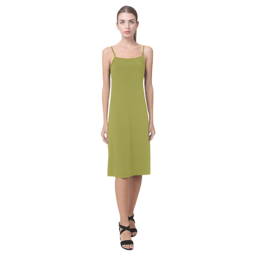 Golden Lime Alcestis Slip Dress (Model D05)