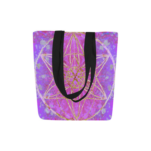 protection in purple colors Canvas Tote Bag (Model 1657)