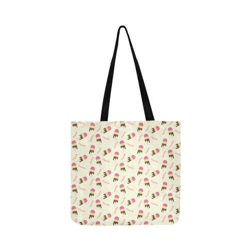 Popsicle Ice Cream Pattern Reusable Shopping Bag Model 1660 (Two sides)