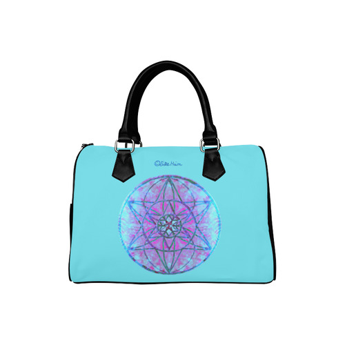 protection through an indigo wave Boston Handbag (Model 1621)