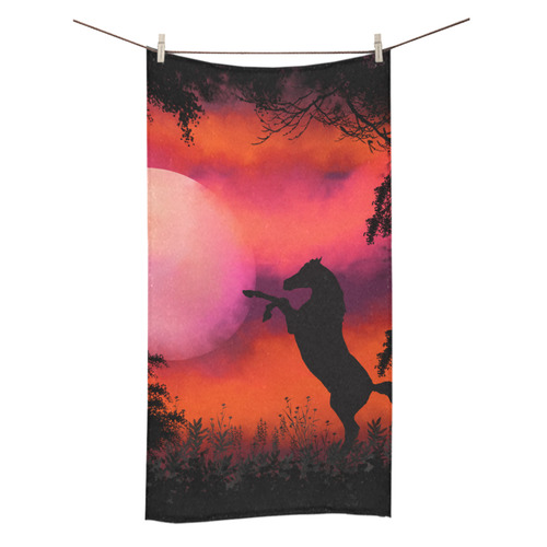 Fire sky unicorn Bath Towel 30"x56"