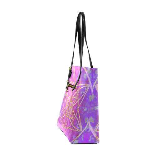 protection in purple colors Euramerican Tote Bag/Small (Model 1655)