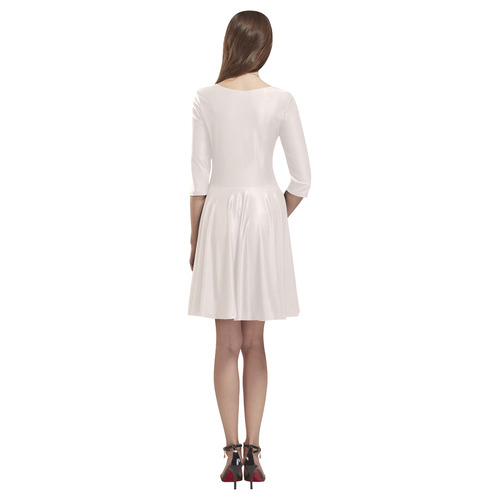 Bridal Blush Tethys Half-Sleeve Skater Dress(Model D20)