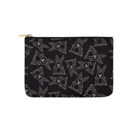 Bunny Pattern Carry-All Pouch 9.5''x6''