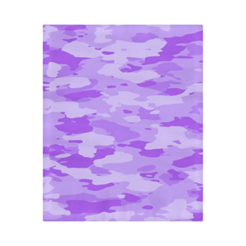 Purple Camo Duvet Cover 86"x70" ( All-over-print)