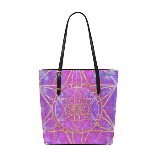 protection in purple colors Euramerican Tote Bag/Small (Model 1655)