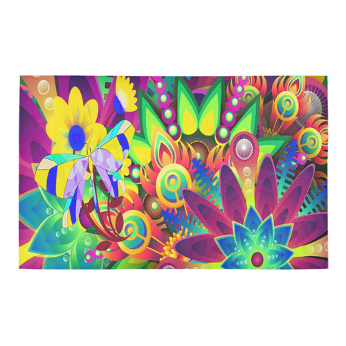 Abstract Pop Neon Fantasy Bath Rug 20''x 32''