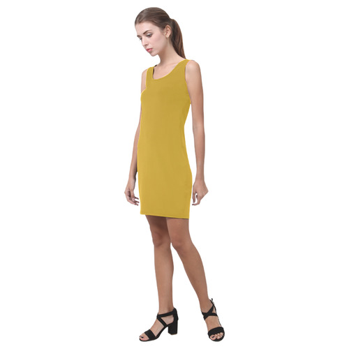 Lemon Curry Medea Vest Dress (Model D06)