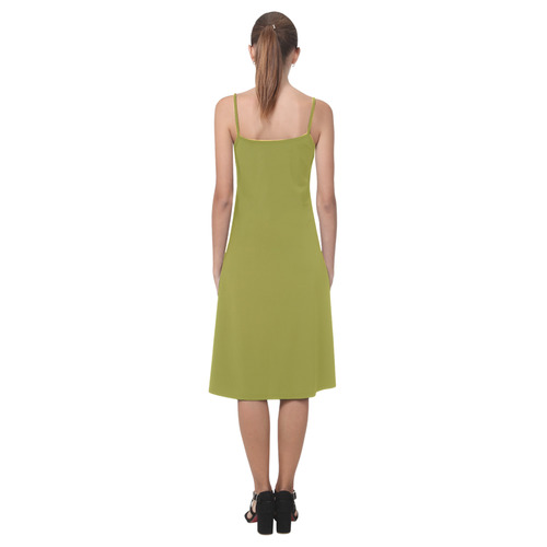 Golden Lime Alcestis Slip Dress (Model D05)