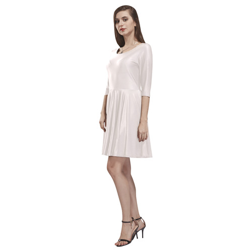 Bridal Blush Tethys Half-Sleeve Skater Dress(Model D20)