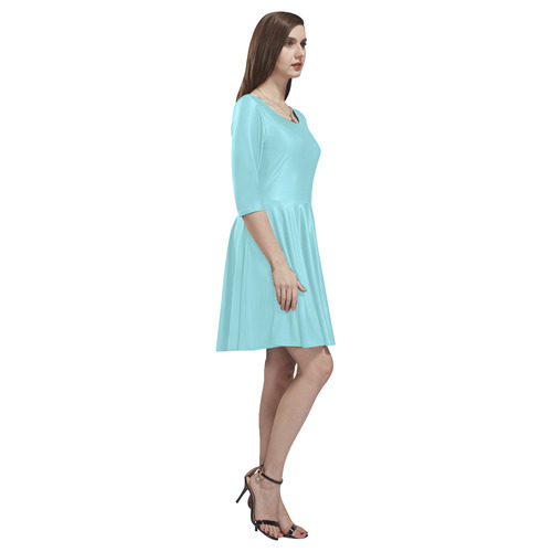 Island Paradise Tethys Half-Sleeve Skater Dress(Model D20)