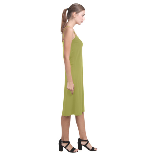 Golden Lime Alcestis Slip Dress (Model D05)