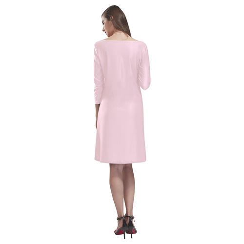 Blushing Bride Rhea Loose Round Neck Dress(Model D22)