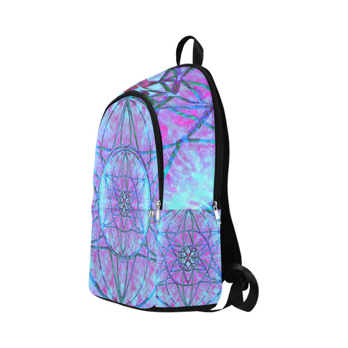 protection through an indigo wave Fabric Backpack for Adult (Model 1659)