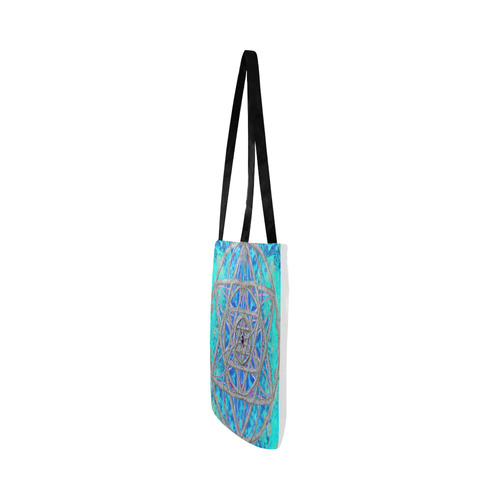 protection in blue harmony Reusable Shopping Bag Model 1660 (Two sides)