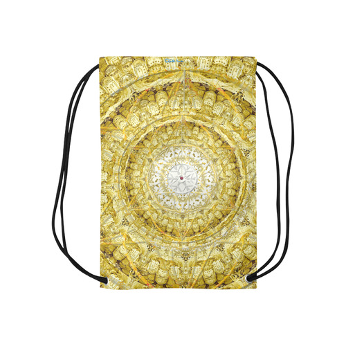 protection from Jerusalem of gold Small Drawstring Bag Model 1604 (Twin Sides) 11"(W) * 17.7"(H)