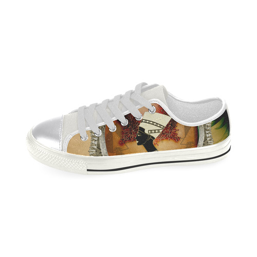Isis... egyptian sign Women's Classic Canvas Shoes (Model 018)