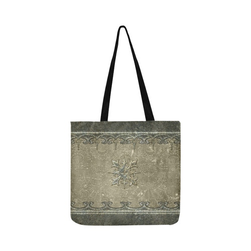 Elegant design with cross Reusable Shopping Bag Model 1660 (Two sides)