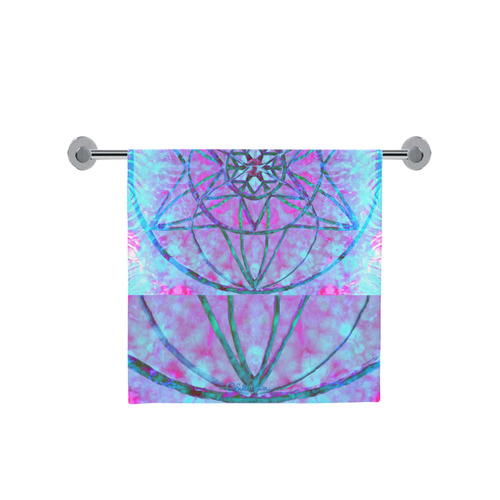 protection through an indigo wave Bath Towel 30"x56"