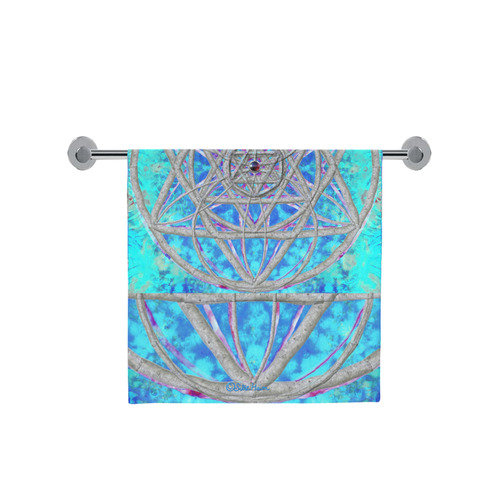 protection in blue harmony Bath Towel 30"x56"