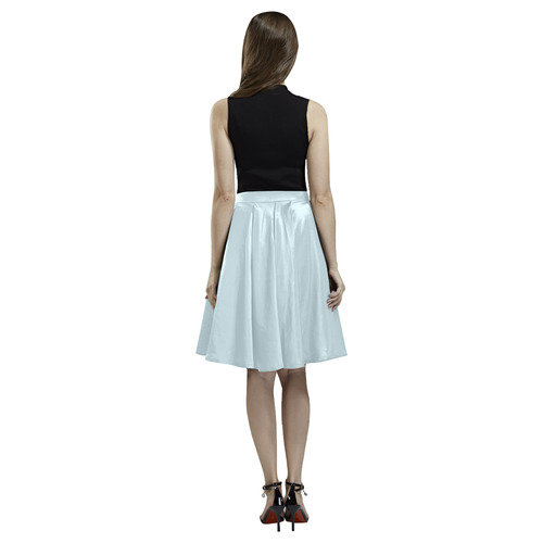 Starlight Blue Melete Pleated Midi Skirt (Model D15)