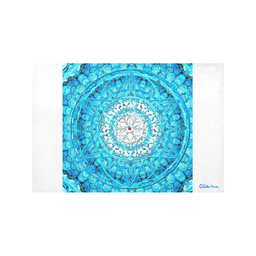 Protection from Jerusalem in blue Placemat 12’’ x 18’’ (Six Pieces)