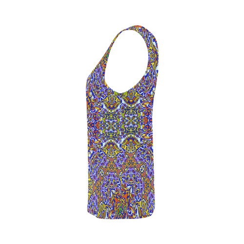 Oriental Pattern 01A by FeelGood All Over Print Tank Top for Women (Model T43)