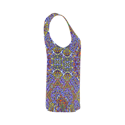 Oriental Pattern 01A by FeelGood All Over Print Tank Top for Women (Model T43)