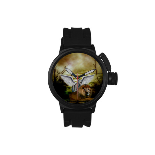 Fairy with lion Men's Sports Watch(Model 309)