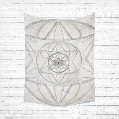 protection through fundamental mineral energy Cotton Linen Wall Tapestry 60"x 80"