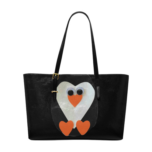 Cute Baby Penguin Euramerican Tote Bag/Large (Model 1656)