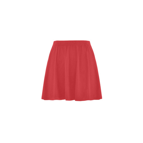 Flame Scarlet Mini Skating Skirt (Model D36)