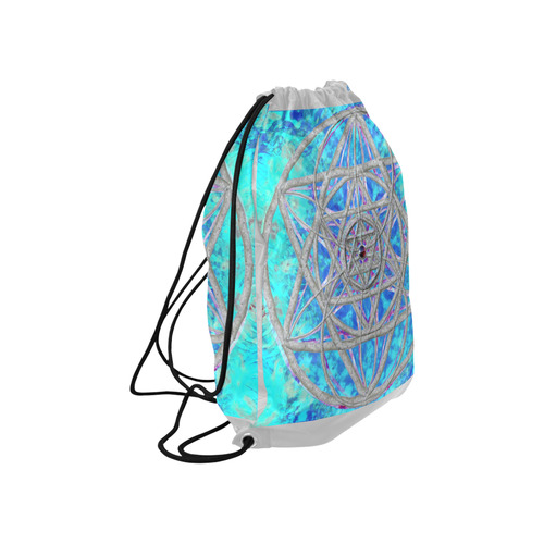 protection in blue harmony-2 Large Drawstring Bag Model 1604 (Twin Sides)  16.5"(W) * 19.3"(H)