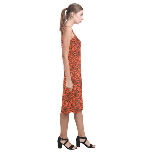 Flame Lace Alcestis Slip Dress (Model D05)