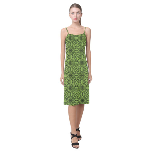 Greenery Lace Alcestis Slip Dress (Model D05)