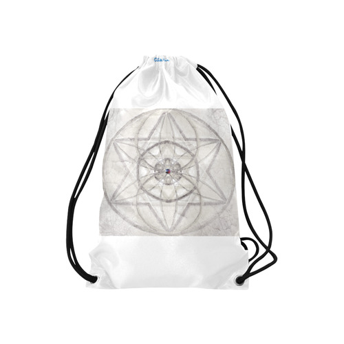 protection through fundamental mineral energy Small Drawstring Bag Model 1604 (Twin Sides) 11"(W) * 17.7"(H)
