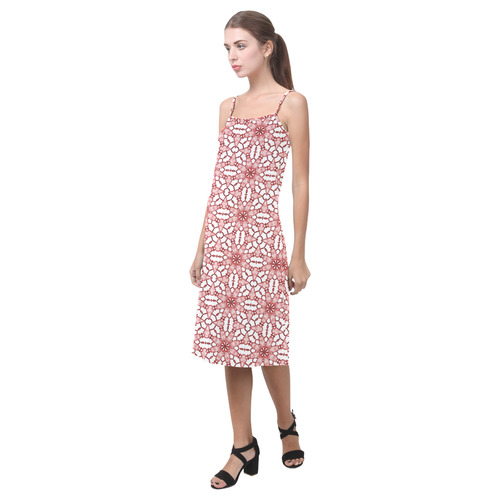 Coral Lace Alcestis Slip Dress (Model D05)