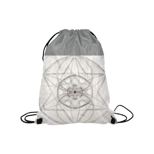 protection through fundamental mineral energy Medium Drawstring Bag Model 1604 (Twin Sides) 13.8"(W) * 18.1"(H)