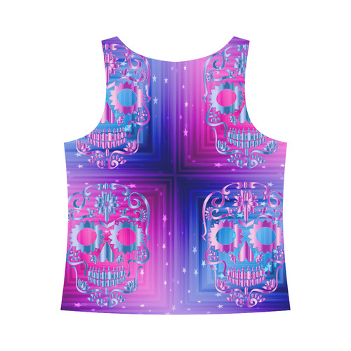 Skull20170538_by_JAMColors All Over Print Tank Top for Women (Model T43)